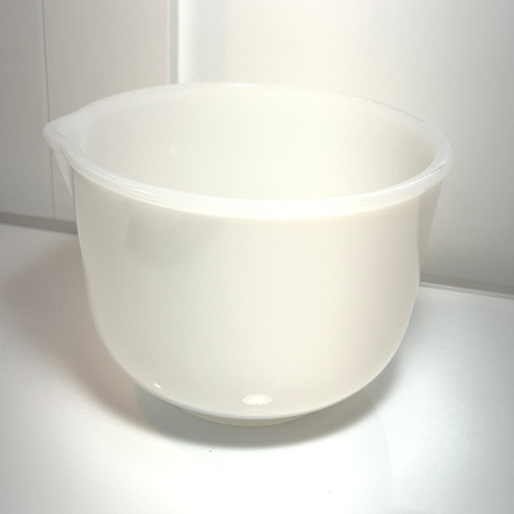 Vintage Sunbeam Glass Mixing Bowl 20 CJ Replacement Part White Milk Glass